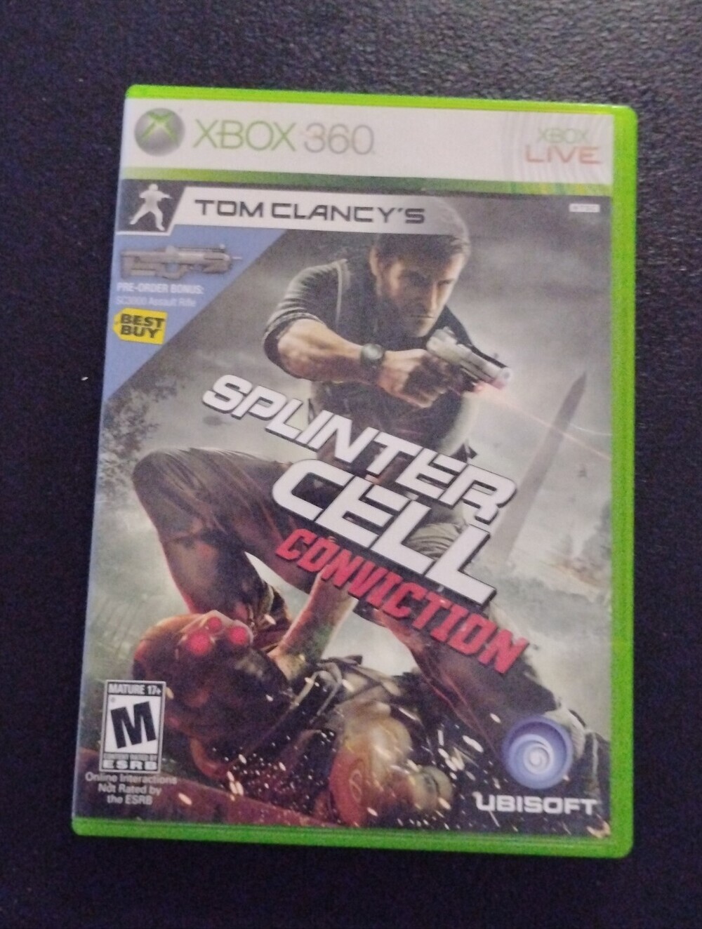 Tom Clancy's Splinter Cell: Conviction (Microsoft Xbox 360) - CIB Complete